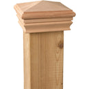 Deckorators 4 In. x 4 In. Pressure-Treated Pine Press-On Post Cap