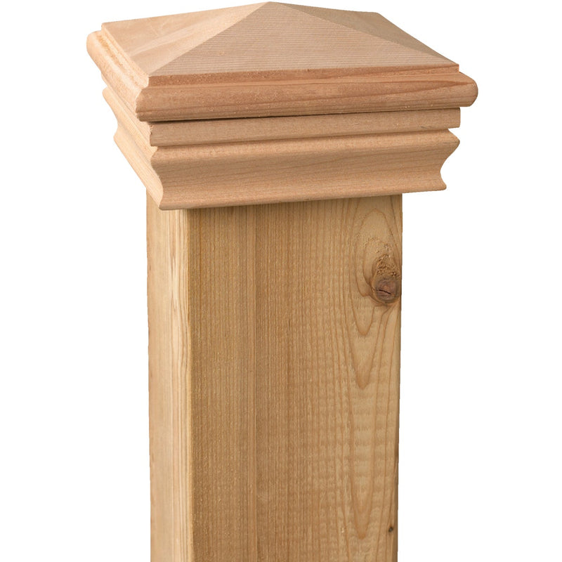 Deckorators 4 In. x 4 In. Pressure-Treated Pine Press-On Post Cap