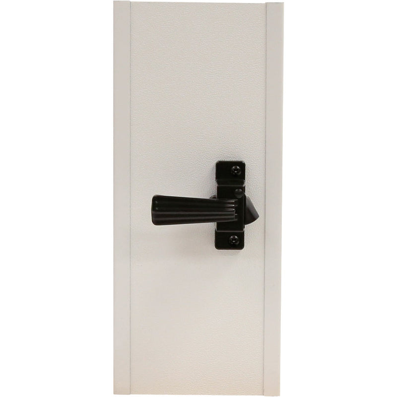 Larson Euro Black Push Button Door Latch