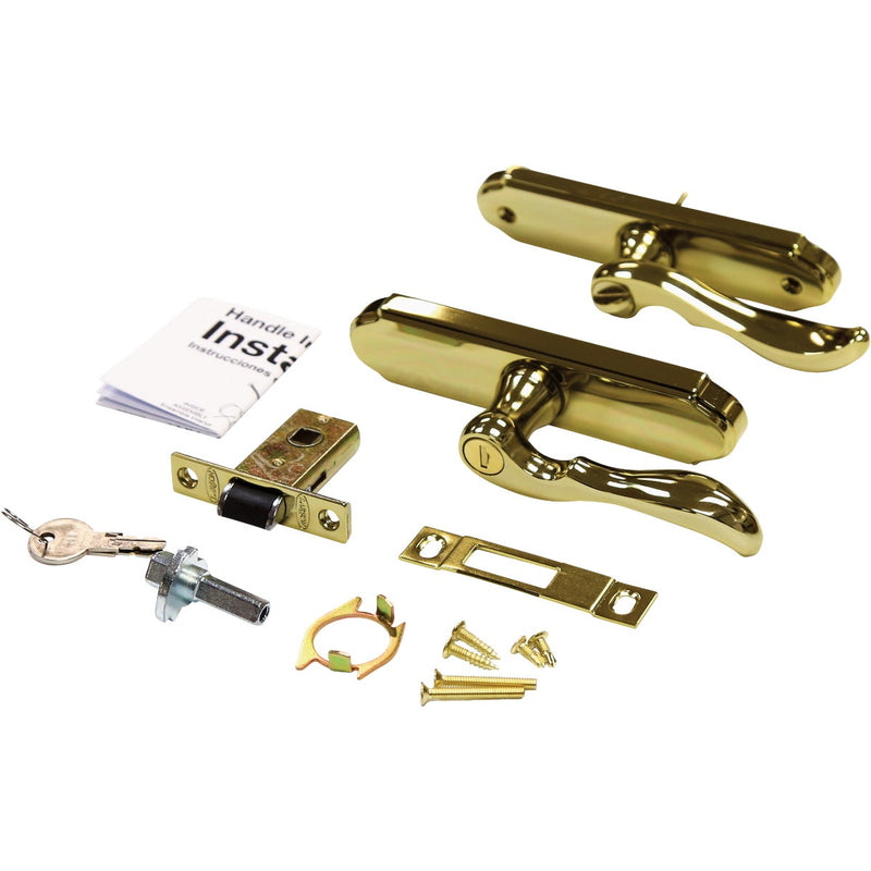 Larson M2 Brass Storm Door Leverset