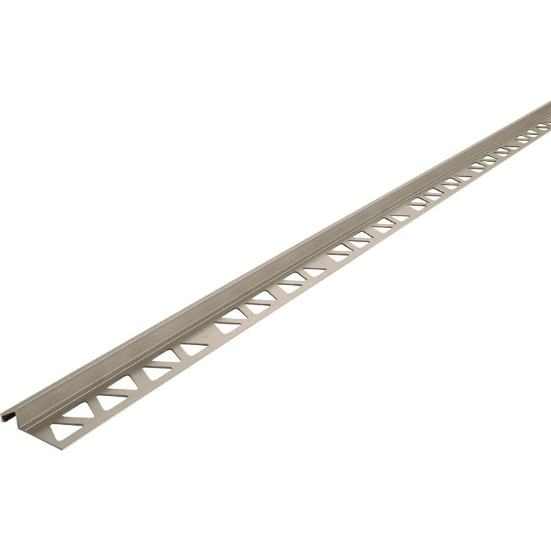 M-D Building Products 3/8 In. x 8 Ft. Pewter Tile Edging Reducer