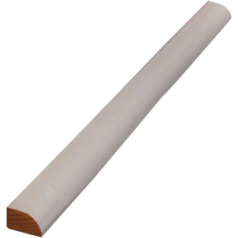 Alexandria Moulding 1/2 In. W. x 3/4 In. H. x 8 Ft. L. White Finger Joint Pine Base Shoe Molding
