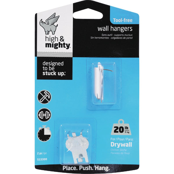 Hillman High and Mighty 20 Lb. Capacity Picture Hanger - 2 Piece