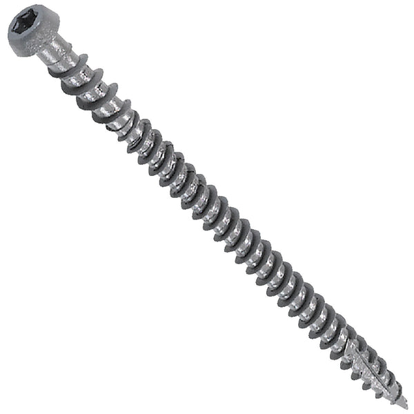 FastenMaster TrapEase 3, #10 x 2-1/2 In. Gray Ultimate Composite Deck Screw (75 Ct. Box)