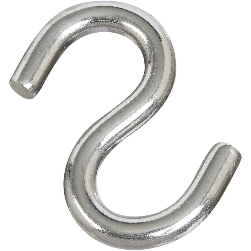 National 2-1/2 In. Stainless Steel Heavy Open S Hook