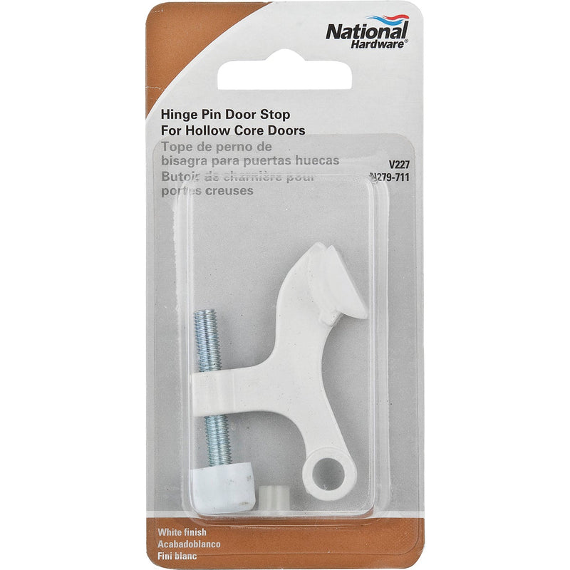 National V227 White Hinge Pin Door Stops