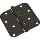 National 4 In. x 5/8 In. Radius Oil Rubbed Bronze Door Hinge
