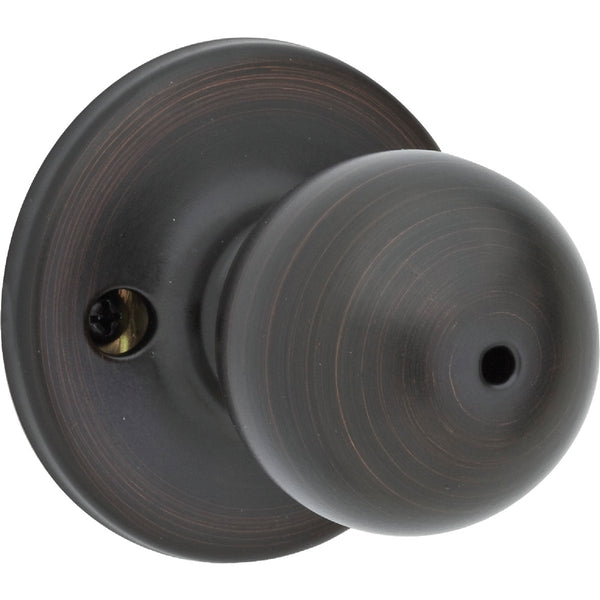 Kwikset Polo Venetian Bronze Bed & Bath Door Knob