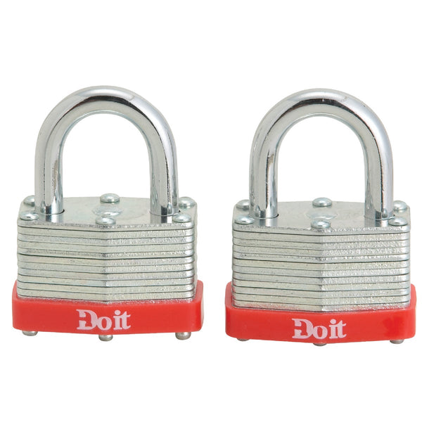 Do it Warded Steel Keyed Padlocks (2-Pack)