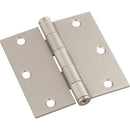 National 3-1/2 In. Square Satin Nickel Door Hinge