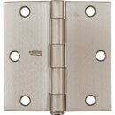 National 3-1/2 In. Square Satin Nickel Door Hinge