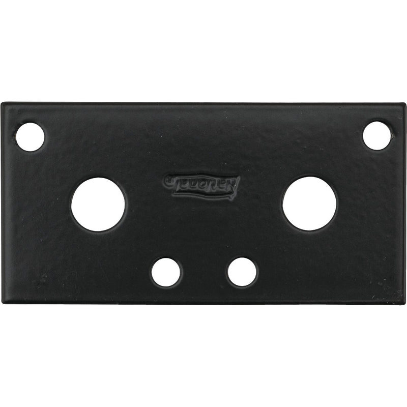 National Catalog 1182BC 3 In. x 1.3 In. Black Heavy Duty Mending Plate