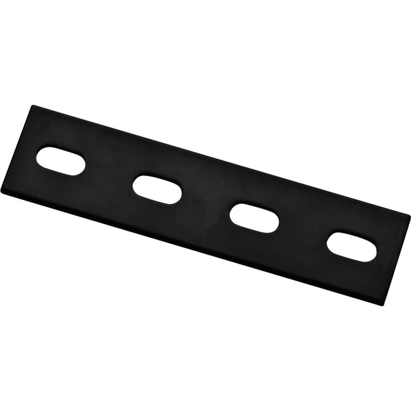 National Catalog 1181BC 6 In. x 1-1/2 In. Black Heavy Duty Mending Plate