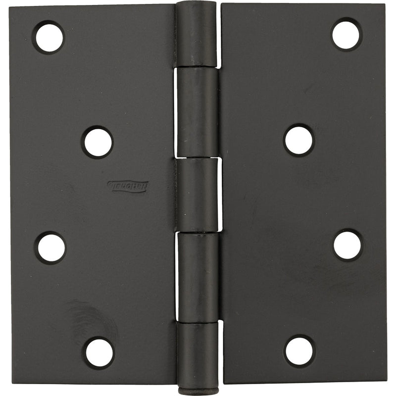 National 4 In. Square Oil Rubbed Bronze Door Hinge