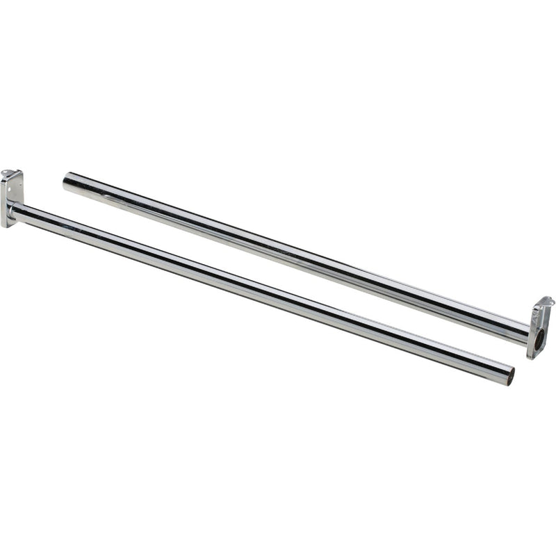 National 30 In. To 48 In. Adjustable Closet Rod, Chrome