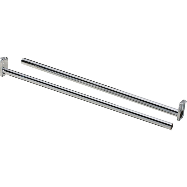 National 48 In. To 72 In. Adjustable Closet Rod, Chrome