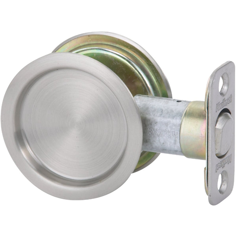 National Passage Satin Nickel Pocket Door Pull