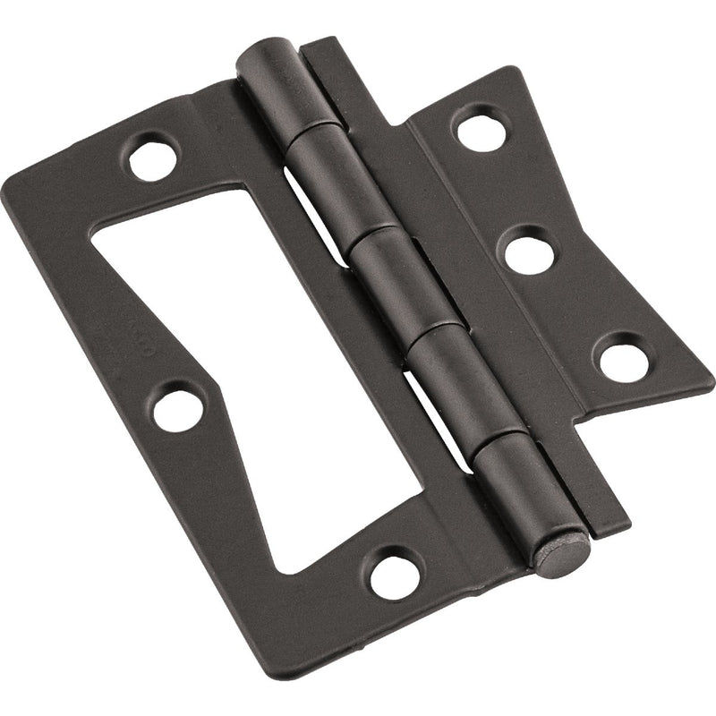 National 3 In. Oil Rubbed Bronze Surface-Mounted Door Hinge (2-Count)