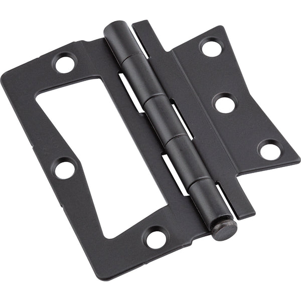 National 3-1/2 In. Oil Rubbed Bronze Surface-Mounted Door Hinge (2-Count)