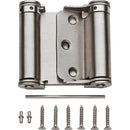 National 3 In. Satin Nickel Double-Acting Spring Door Hinge