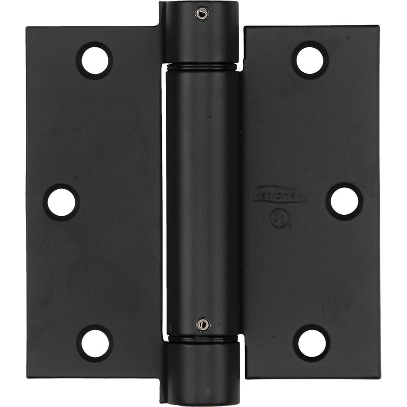 National 3.5 In. Square Oil Rubbed Bronze Spring Door Hinge