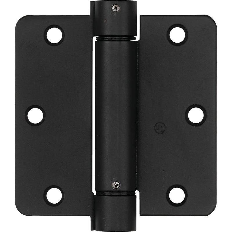 National 3.5 In. Oil Rubbed Bronze 1/4 In. Radius Spring Door Hinge