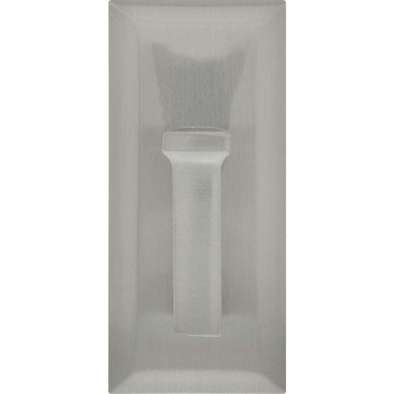 Hillman High and Mighty 15 Lb. Capacity Satin Nickel Rectangular Decorative Hook