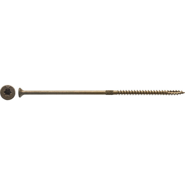 Big Timber #10 x 6 In. Bronze Flat Head Wood Screw (32 Ct., 1 Lb.)