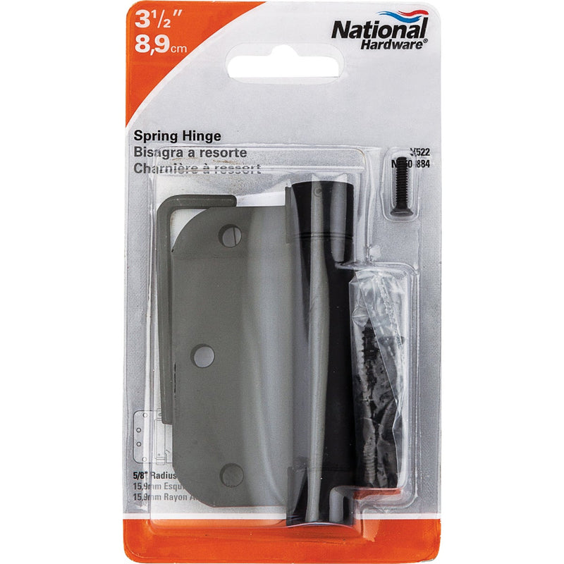 National 3.5 In. Oil Rubbed Bronze 5/8 In. Radius Spring Door Hinge