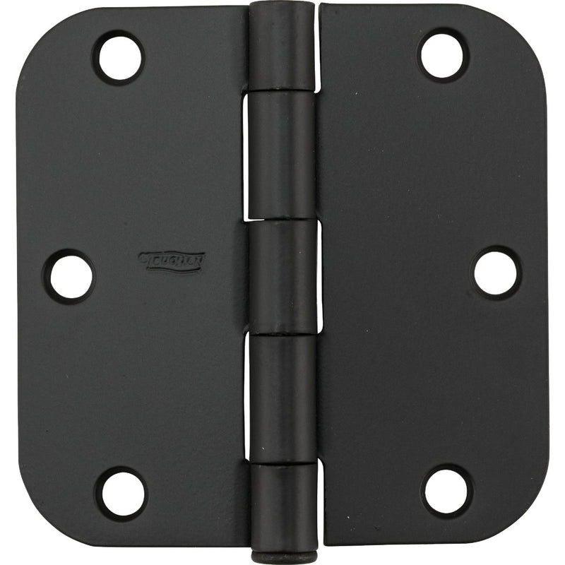 National 3.5 In. Oil Rubbed Bronze 5/8 In. Radius Door Hinge (12-Pack)