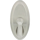 Hillman High and Mighty 25 Lb. Capacity Satin Nickel Oval Decorative Hook