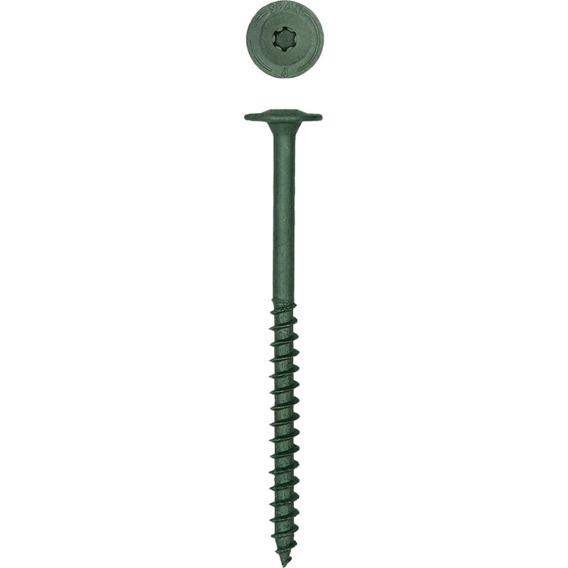 Spax PowerLags 1/4 In. x 4 In. Washer Head Exterior Structure Screw (50 Ct.)