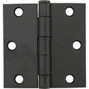 National 3 In. Oil Rubbed Bronze Square Door Hinge