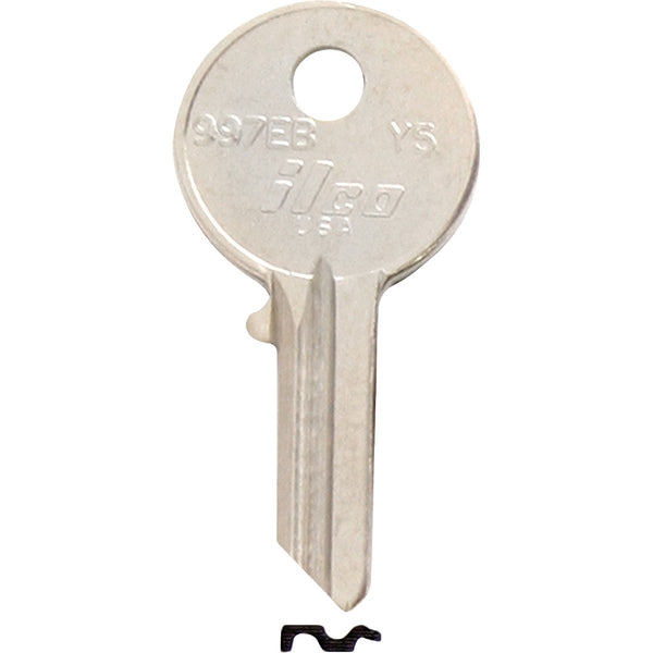 ILCO Yale Nickel Plated House Key, Y5 / 997EB (10-Pack)