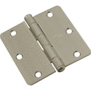 National 3 In. Satin Nickel 1/4 In. Radius Door Hinge