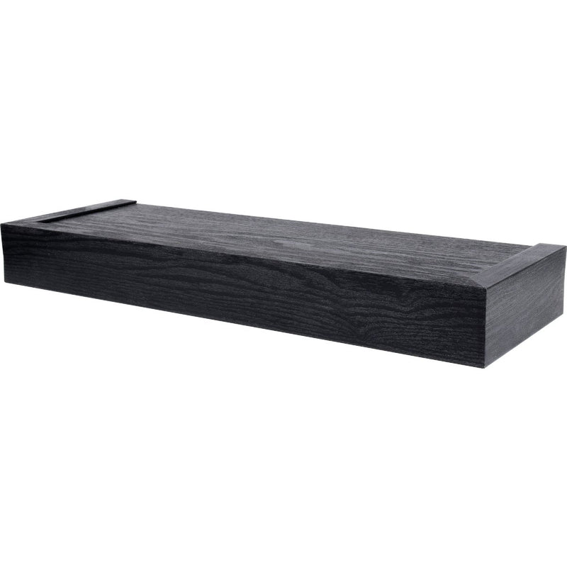 High and Mighty 18 In. Black Floating Shelf