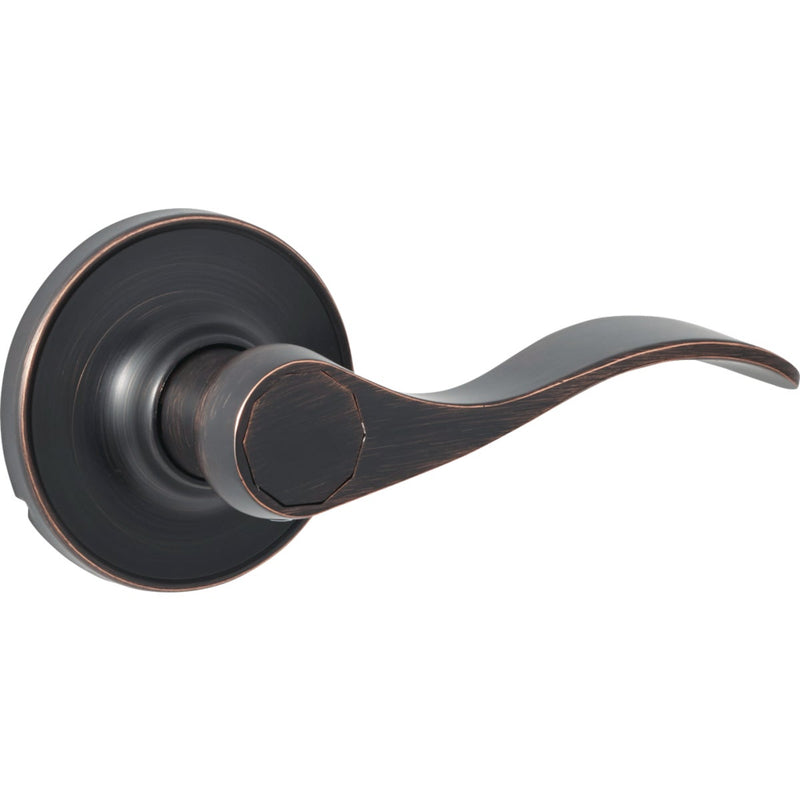 Steel Pro Oil Rubbed Bronze Wave Passage Door Lever