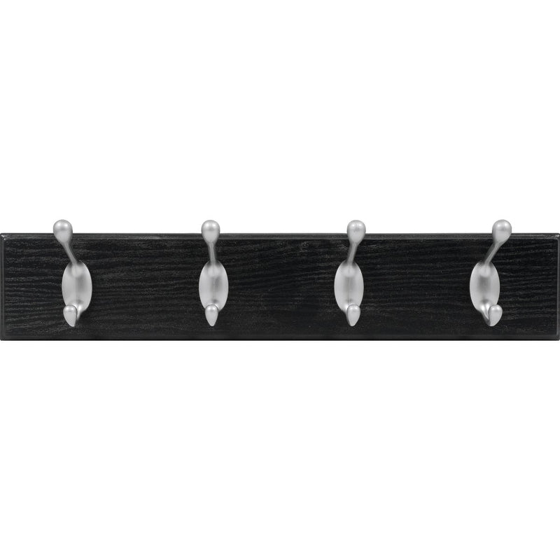 High and Mighty 18 In. 30 Lb Capacity Black Hook Rail