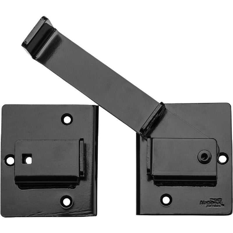 National Heavy-Duty Black Flip Gate Latch