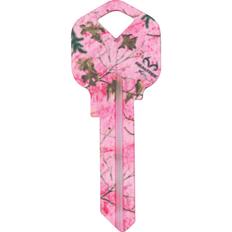 ILCO Kwikset Realtree Paradise Pink Camo Design Decorative Key, KW1 / KCKW-RT XTRA PARADISE