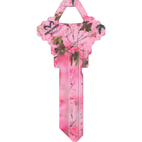 ILCO Schlage Realtree Paradise Pink Camo Design Decorative Key, SC1 / KCSC1-RT XTRA PARADISE