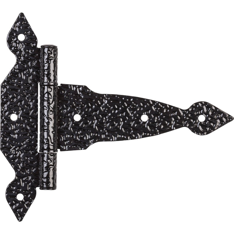 National 6 In. Black Spear T-Hinge