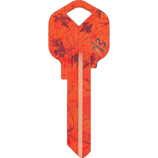 ILCO Kwikset Realtree Orange Blaze Camo Design Decorative Key, KW1 / KCKW-RT XTRA ORANGE