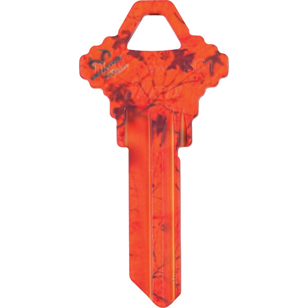 ILCO Schlage Realtree Blaze Orange Design Decorative Key, SC1 / KCSC1-RT XTRA ORANGE