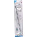 National 1/2 In. X 18 In. Zinc Plated Steel Cane Bolt