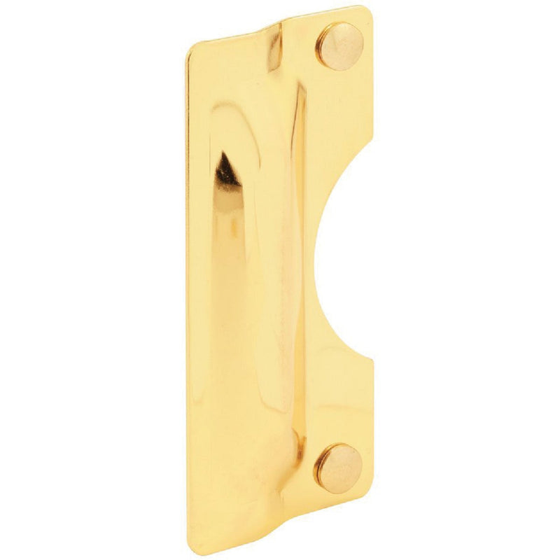 Defender Security 3 In. x 7 In. Polished Brass Latch Guard