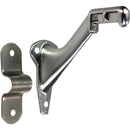 National 1420 Satin Chrome Handrail Bracket, 2 Piece
