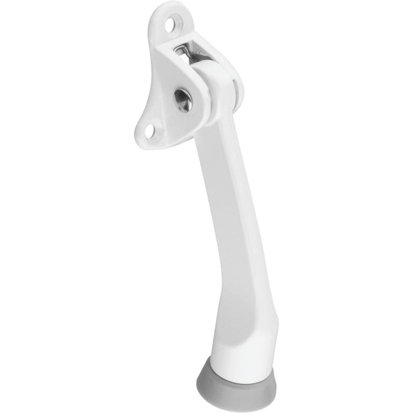 National V238 4 In. White Kickdown Door Holder