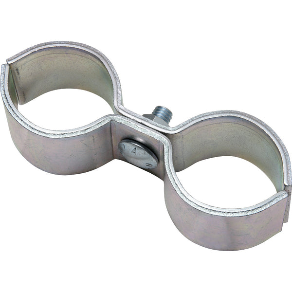 National 2 In. Zinc Plated Steel Universal Pipe Clamp