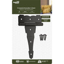 National 6 In. Black Ornamental Reversible T-Hinge